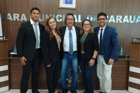 Câmara de Carauari homenageia juiz Dr. Jânio Tutomu Takeda em sessão solene